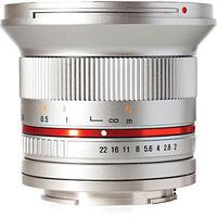 Samyang 12mm f2.0 NCS CS Lens Silver - Micro Four Thirds Fit