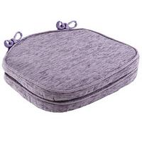 savannah shaped seat pads pair lilac chenille