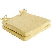 savannah square seat pads pair buttermilk chenille