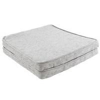 Savannah Square Seat Pads (Pair), Grey, Chenille