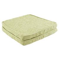 Savannah Square Seat Pads (Pair), Lime Green, Chenille