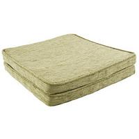 Savannah Square Seat Pads (Pair), Moss Green, Chenille