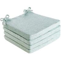 savannah square seat pads 4 save 10 duck egg blue chenille