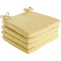 savannah square seat pads 4 save 10 buttermilk chenille