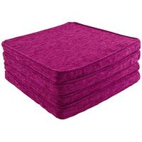 savannah square seat pads 4 save 10 fuchsia pink chenille