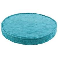 Savannah Stool Pad, Turquoise, Chenille