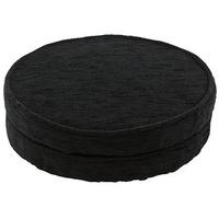 Savannah Stool Pads (2 - SAVE £4), Black, Chenille