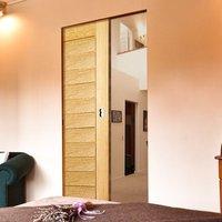 Salvador White Oak Syntesis Pocket Door