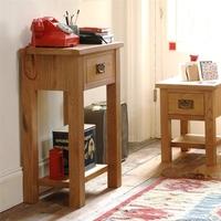 salisbury petite oak telephone table