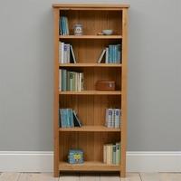 salisbury petite oak bookcase