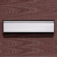 Sale - Flap Master Letterbox Sleeve Letter Plate - SL1 in Satin Anodised Aluminium