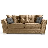 Savannah 3 Seater Fabric Sofa Truffle