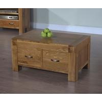 Santana Blonde Oak 2 Drawer Coffee Table