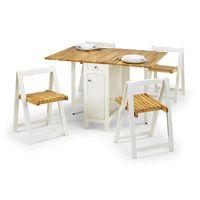 Savoy Dining Set White