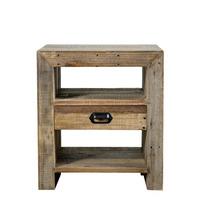 San Quentin Mariposa Reclaimed Wood End Table