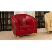 Sandton tub chair red