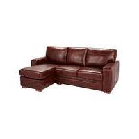 Salisbury Leather Lefthand Corner Chaise