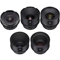 Samyang Xeen 5 Cinema Lens Kit (14 T3.0/24/35/50/85mm T1.5)