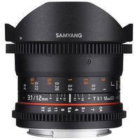 Samyang 12mm T3.1 ED AS NCS Fisheye VDSLR Lens - Canon Fit