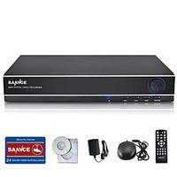 SANNCE 8CH 960H DVR Multi-mode Input W/ eCloud HDMI 1080P/VGA/BNC Output-Real Time Remote View QR Code Scan P2P