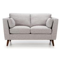 sam fabric 2 seater sofa lisbon silver