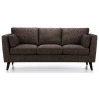 sam fabric 3 seater sofa lisbon brown