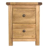 sanford 2 drawer wide bedside