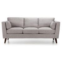 sam fabric 3 seater sofa lisbon silver