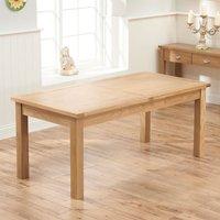 sandringham 180 270cm extending dining table oak