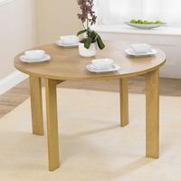 Salerno Oak 120cm Round Dining Table