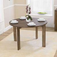 Salerno Walnut 120cm Round Dining Table