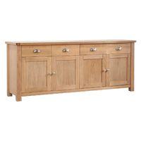 Sandringham 4 Door 4 Drawer Sideboard Oak