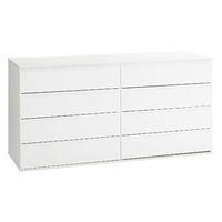 Sapphire 8 Drawer Sideboard White Gloss