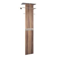 sambanut walnut wall mounted hallway stand