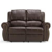 Salisbury Leather 2 Seater Reclining Sofa