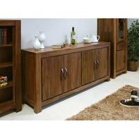 sayan walnut large low sideboard