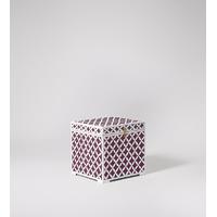 saffron storage box in burgundy