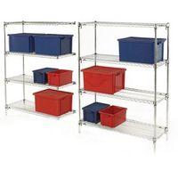 SAS631848 - SHELVING BAY WITH 4 SHELVES