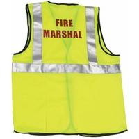 Safety First Aid Q4211 Hi-Vis Fire Mashall Waistcoat, 2XL/ 3XL