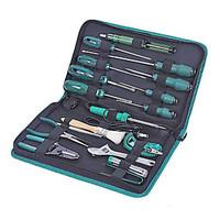 SATA Computer Maintenance Tools 19 Pieces Adjustable Wrench 03770 Manual Tool Set