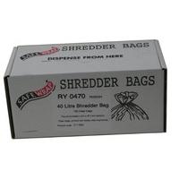 safewrap 40 l shredder bags ry0470 pack of 100