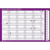 sasco mounted academic year planner kit 2015 2016 915 x 610 mm