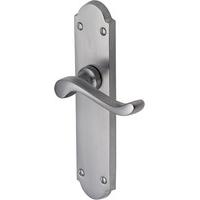 Savoy Lever Latch (Set of 2) Size: 20.7 cm H x 4.7 cm W, Finish: Satin Chrome