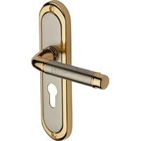 Saturn Euro Profile Door Handle (Set of 2) Size: 18.9 cm H x 4.8 cm W, Finish: Jupiter Split