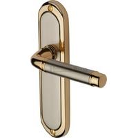 Saturn Lever Lock (Set of 2) Size: 18.9 cm H x 4.8 cm W, Finish: Jupiter Split