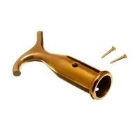 Sash Window Blind Pole Hook Polished Solid Brass ( pack of 10 )