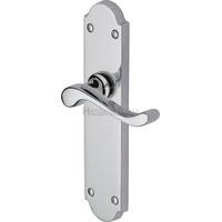 Savoy Lever Latch (Set of 2) Size: 20.7 cm H x 4.7 cm W, Finish: Polished Chrome