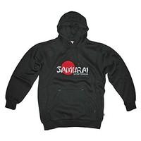 samurai commodity hooded sweatshirt black medium