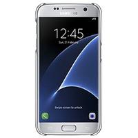 Samsung Galaxy S7 Clear Protective Case Cover - Silver