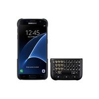 Samsung Galaxy S7 Edge Protective Keyboard Case Cover - Black